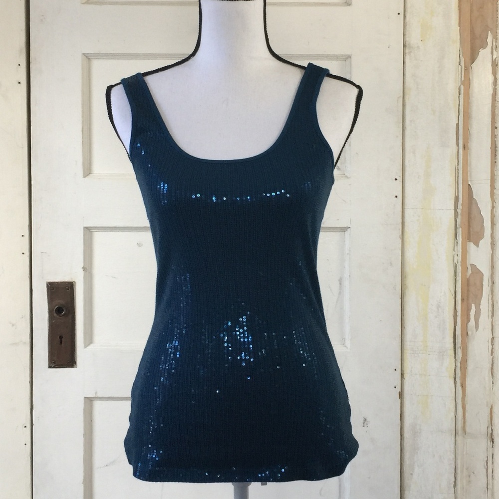 😊Express Sequin Cotton Tank Top